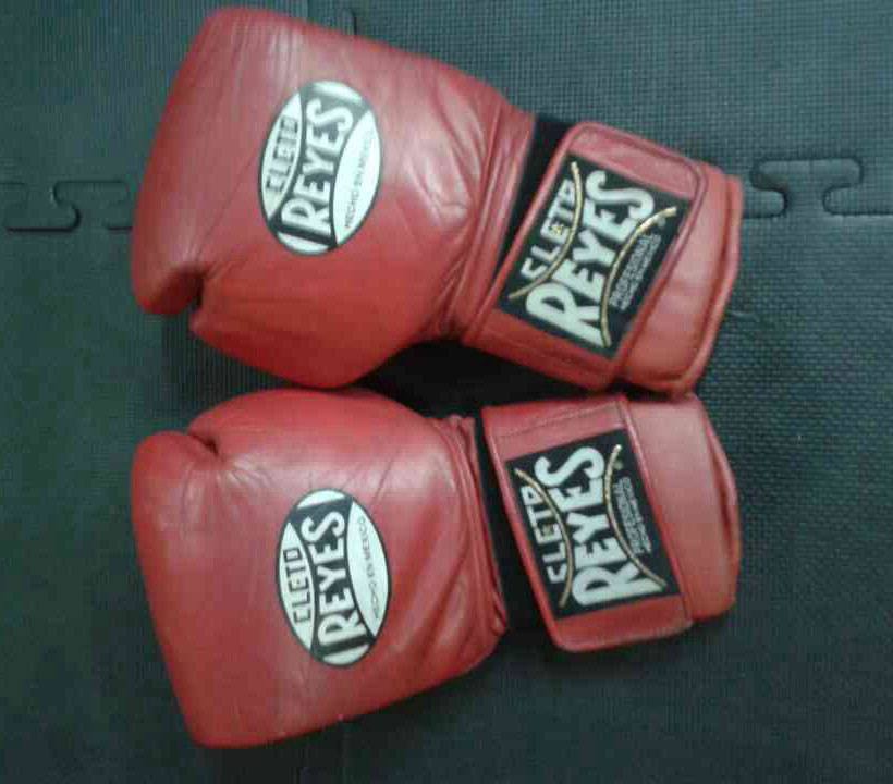 Cleto Reyes Klett Leder Training Boxhandschuhe Rot 