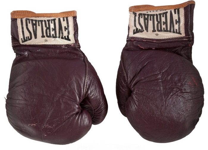 Guantes de pelea del siglo de Muhammad Ali