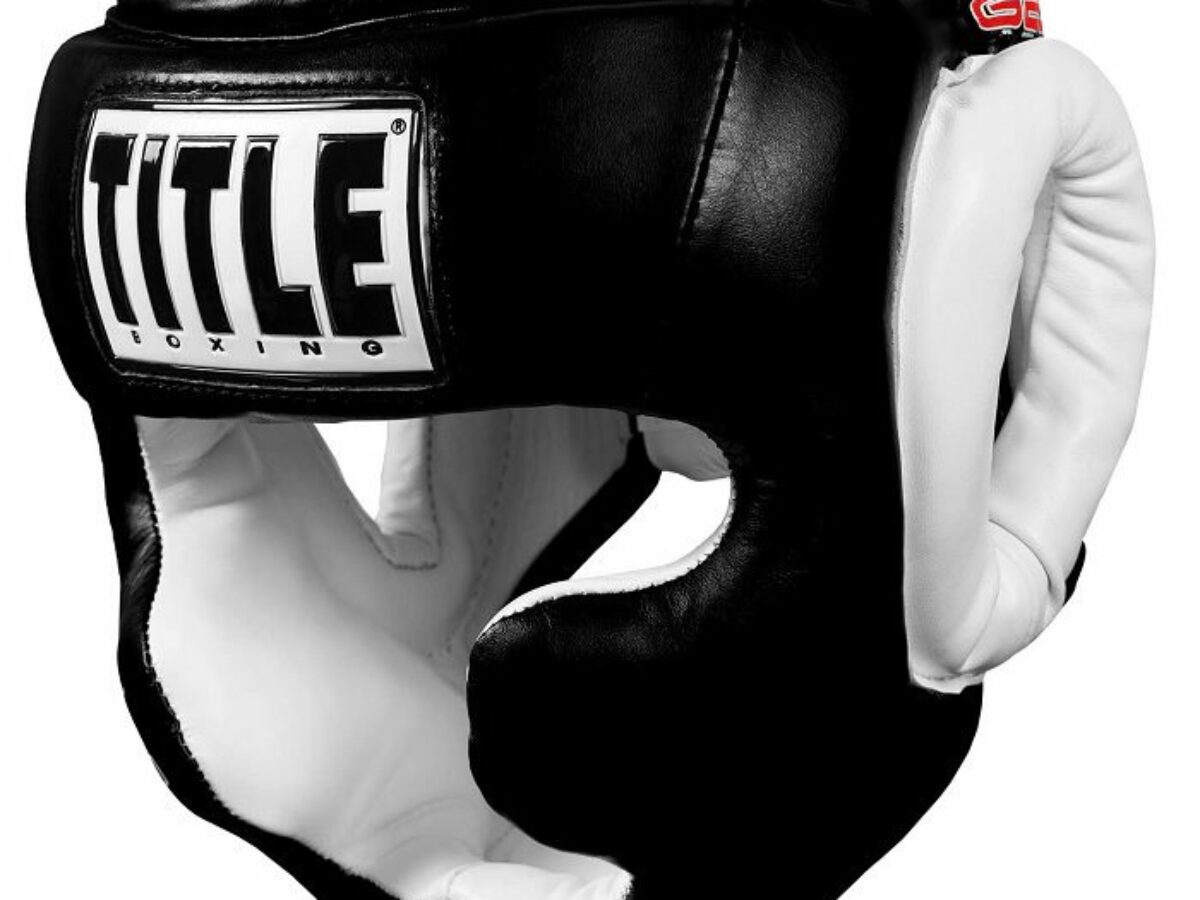 TITLE Boxing Casco clásico de competición de boxeo de Estados Unidos