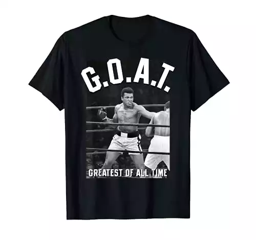 Camiseta de Muhammad Ali, el mejor de todos los tiempos