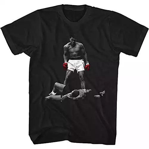 Muhammad Ali Whabam Black Adult T-Shirt