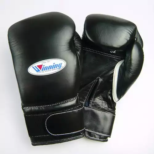Gants de boxe d'entraînement gagnants - MS600B (Velcro)