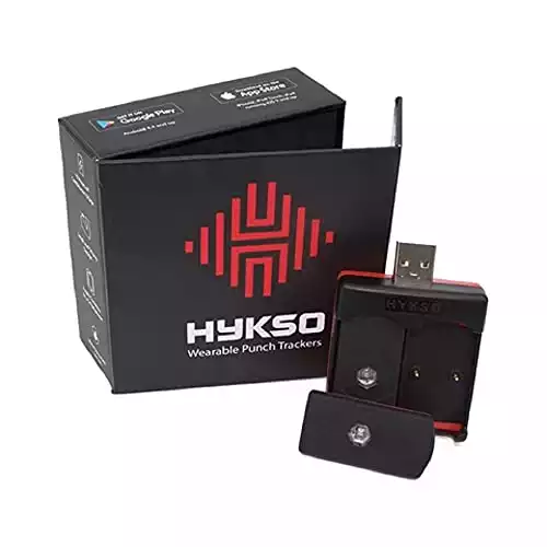 Hykso Wearable Punch Trackers Sensores de entrenamiento de boxeo mejorados USB