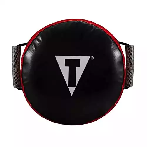 TITOLO Boxing Classic Round Punch Shield 2.0, Rosso/Nero