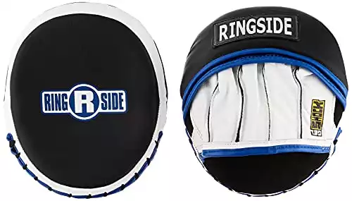 Ringside Gel Micro Boxing MMA Punch Mitts (par), azul/negro