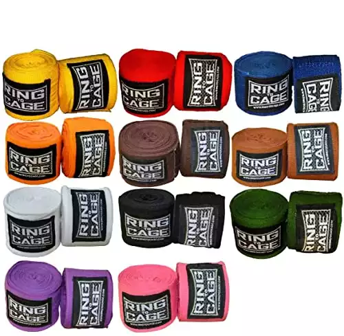 Ring to Cage Mexican Stretch Handwraps 180" - (Pack of 5 Pairs)