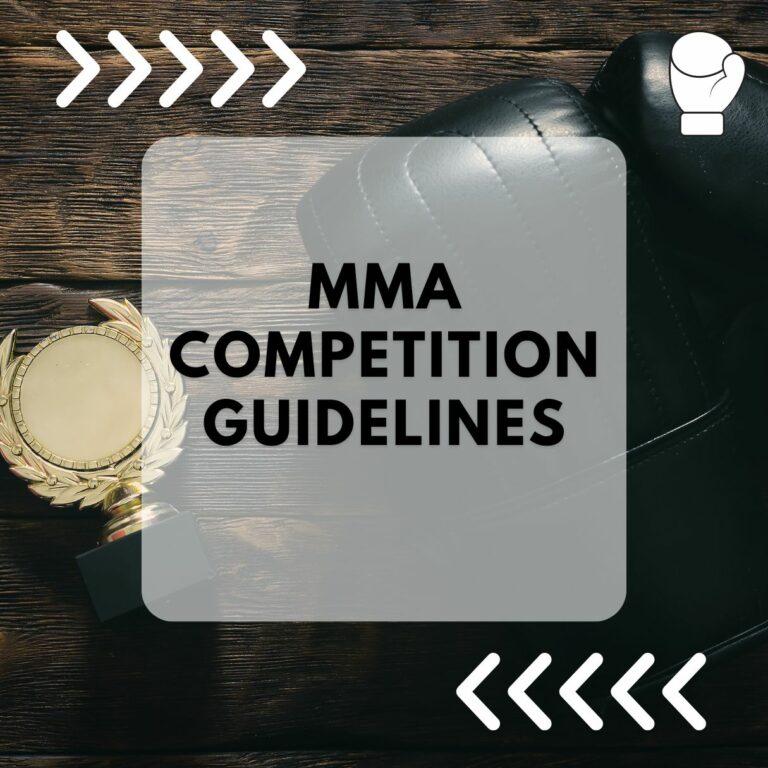 MMA-Wettkampfrichtlinien: Kampfregeln