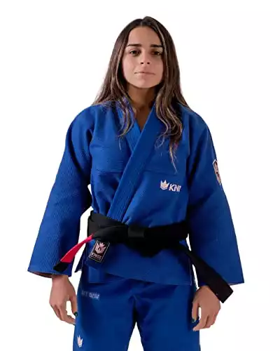 KINGZ Balistico 3.0 – Rose Edition - Brazilian Jiu Jitsu Gi - Women's Lightweight (Blue)