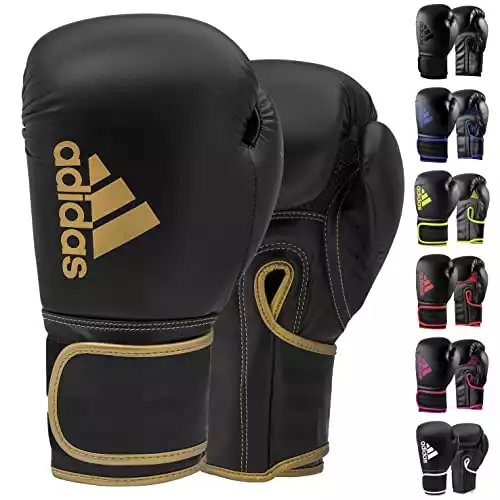 Adidas Boxing Gloves - Hybrid 80 - for Boxing, Kickboxing, MMA, Bag, Training & Fitness