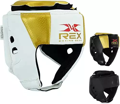 Rex Kids Headgear for Boxing, MMA Fighting and Kickboxing Training, Sparring, Muay Thai, Taekwondo and Karate