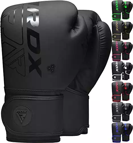 RDX Guantes de Boxeo Hombres Mujeres, Pro Training Sparring, Maya Hide Leather Muay Thai MMA Kickboxing