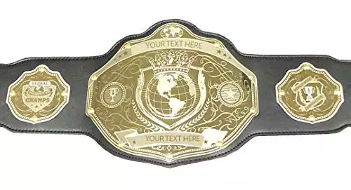 Customizable World Championship Belt