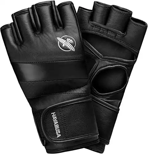 Hayabusa T3 4oz Pro Style MMA Gloves for Men and Women - Black, Large