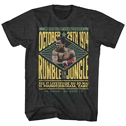 Muhammad Ali 60s Rumble in The Jungle Tshirt