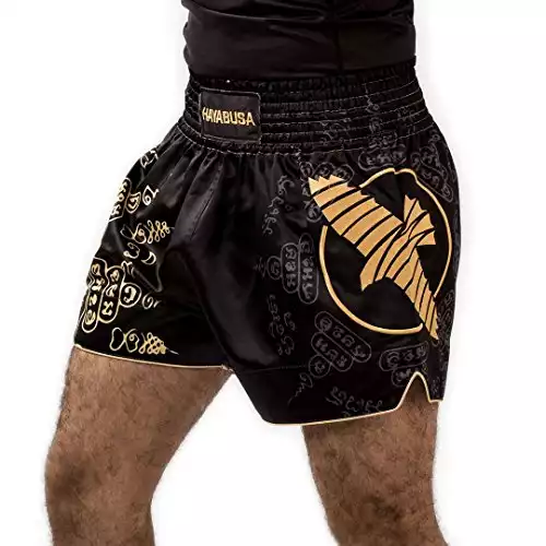Hayabusa Falcon Muay Thai Shorts - Black, Large