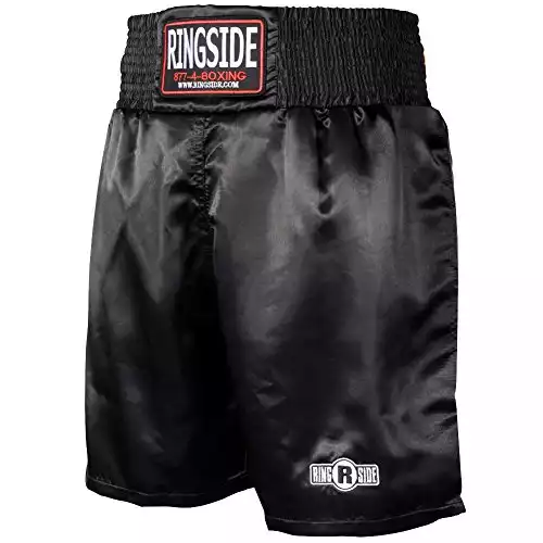 Ringside Youth Pro-Style Boxing Trunks Black, Small
