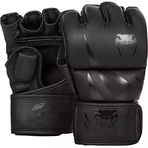 Venum Challenger MMA-Handschuhe, Schwarz/Schwarz, Medium