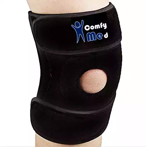 Winzone Knee Brace by ComfyMed Premium Adjustable Compression Support Sleeve CM-KB19 for Sport or Pain Relief