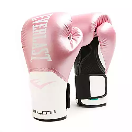 Everlast Elite pro style pink color gloves