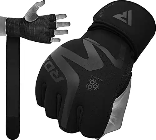 gants de boxe intérieurs noirs RDX