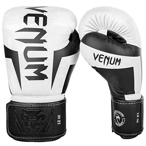 Venum Elite Boxing Gloves – White/Camo – 14 Oz